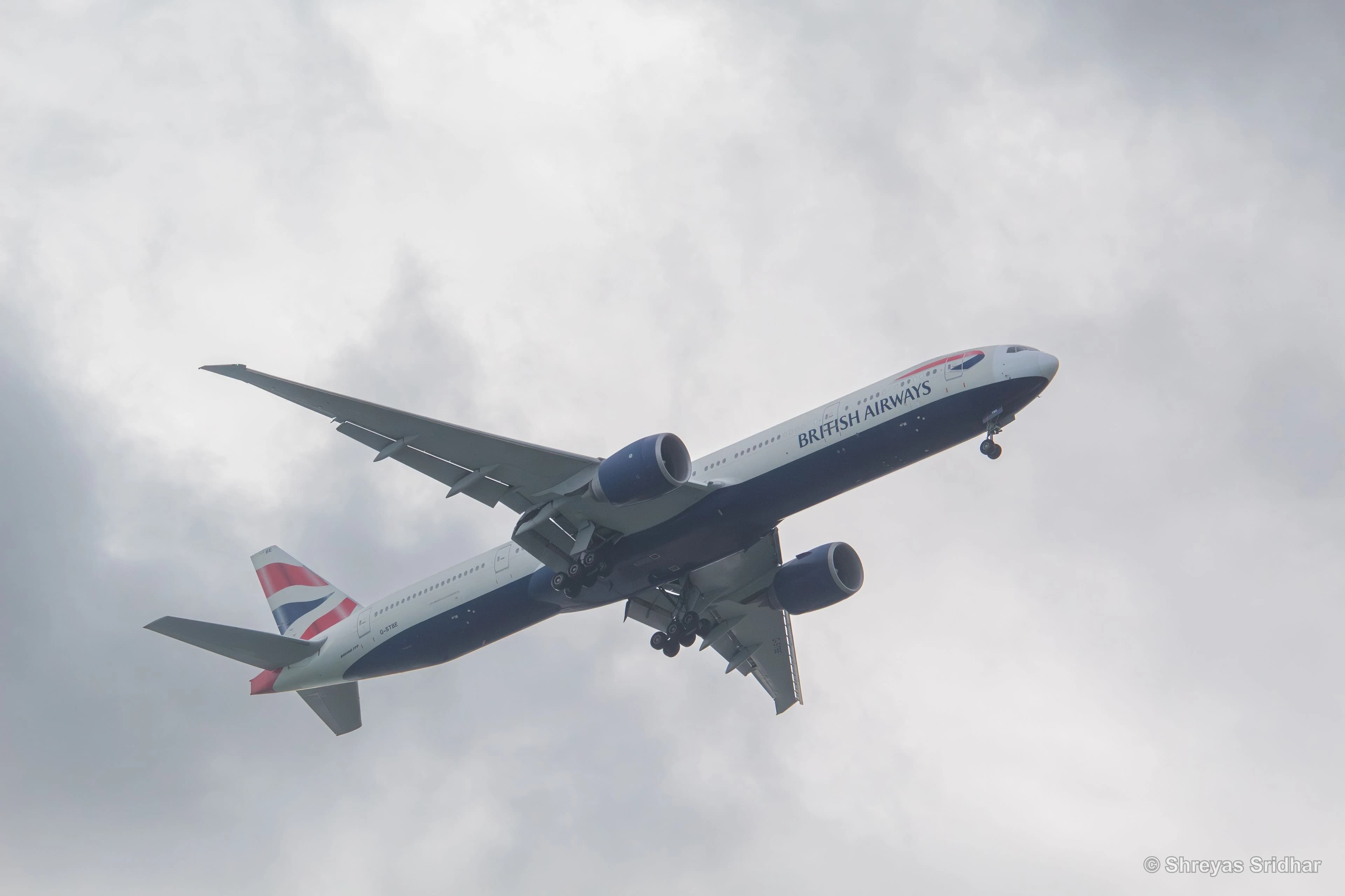British Airways · Boeing 777-300ER · G-STBE